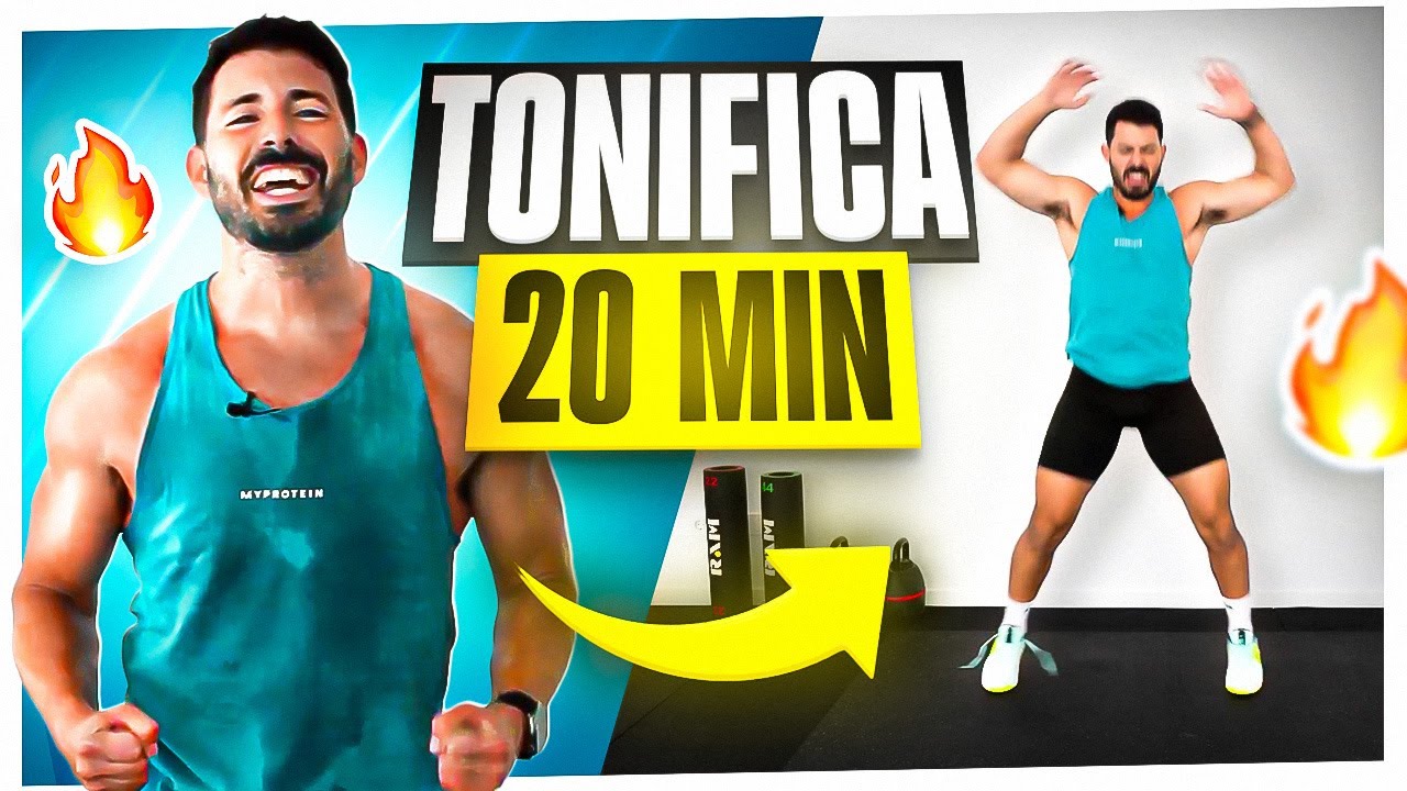💪 BAJA de PESO y TONIFICA con esta RUTINA de EJERCICIOS de CARDIO y FUERZA en CASA 🏠