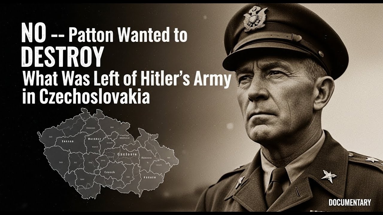 “Eisenhower Said NO — Patton Wanted to DESTROY What Was Left of Hitler’s Army in Czechoslovakia”