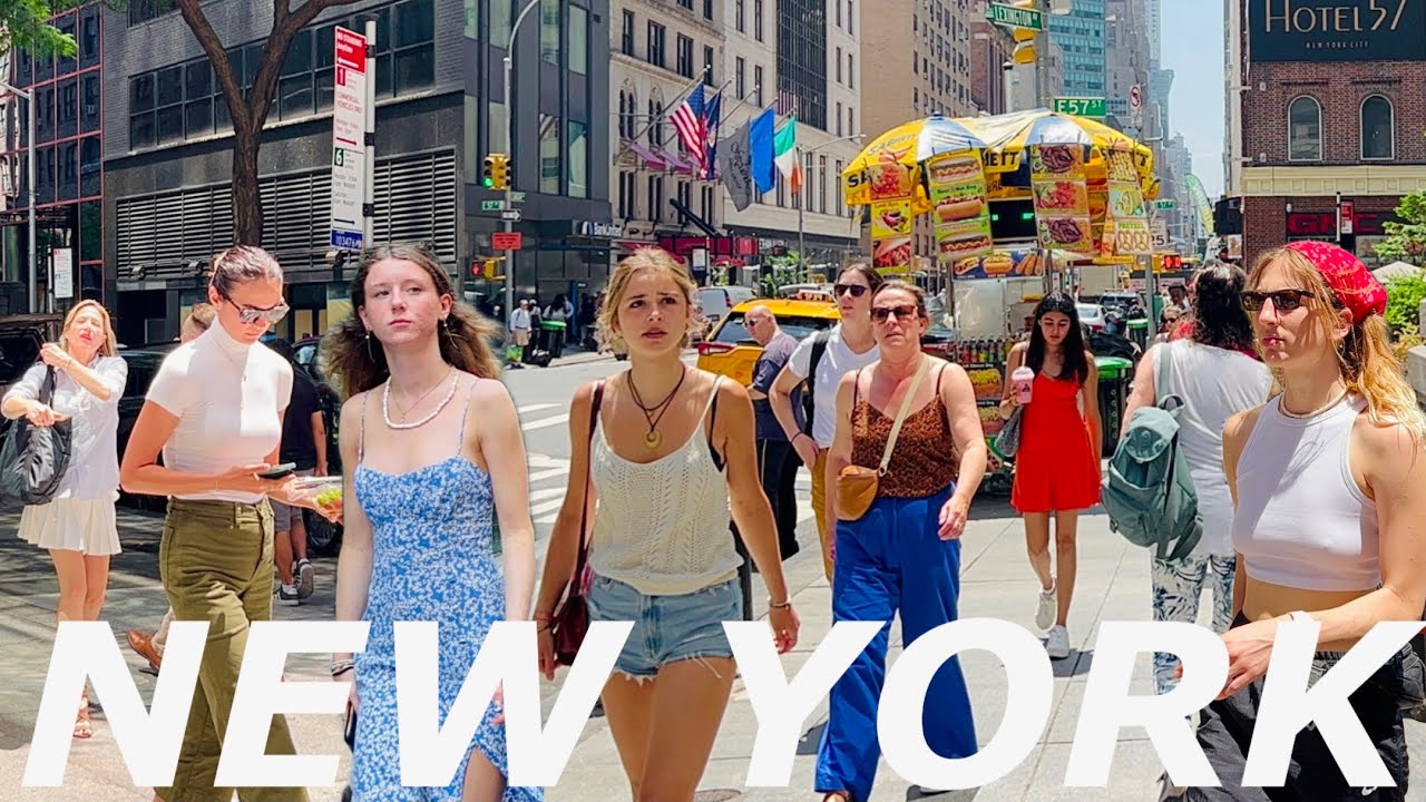 [4K]🇺🇸NYC Summer Walk🗽Lexington Ave & 3rd Ave, Midtown Manhattan❤️‍🔥”Ground Central” | July 2023