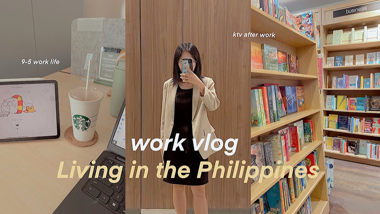 vlog 👜✨| 9-5 office life, buying a book, busy work days, karaoke with friends, work vlog weyatoons