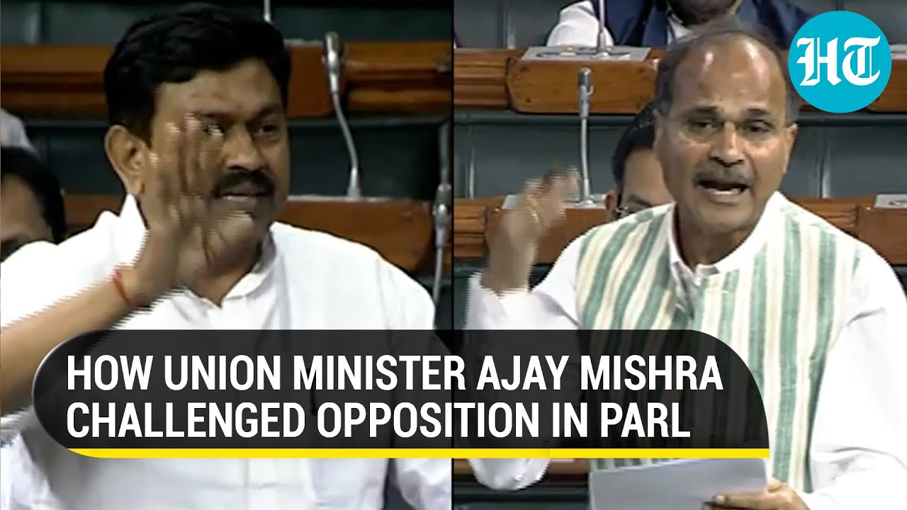 Modi minister Ajay Mishra Teni challenges Opposition |  'Will quit if you prove one case against me'