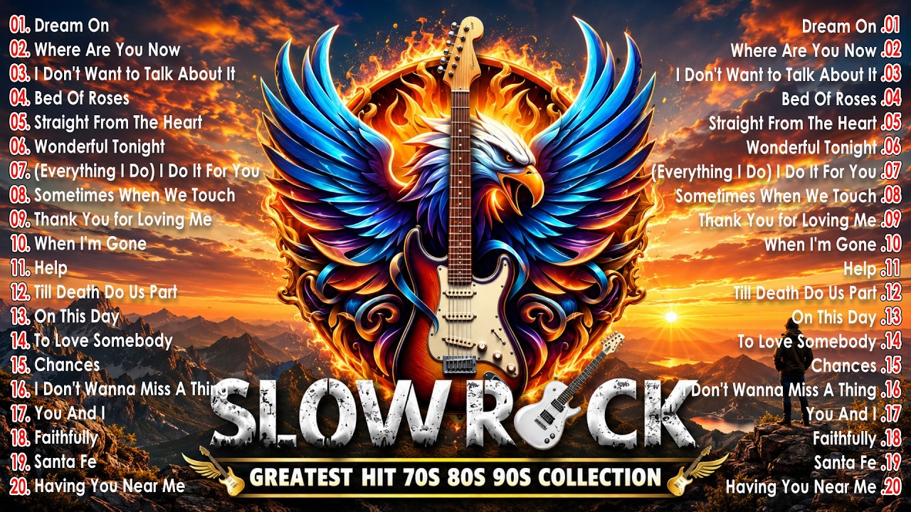 Slow Rock Love Songs Collection 70s 80s 90s Nonstop Slow Rock Pinoy Medley Best Luamang Tugtugin
