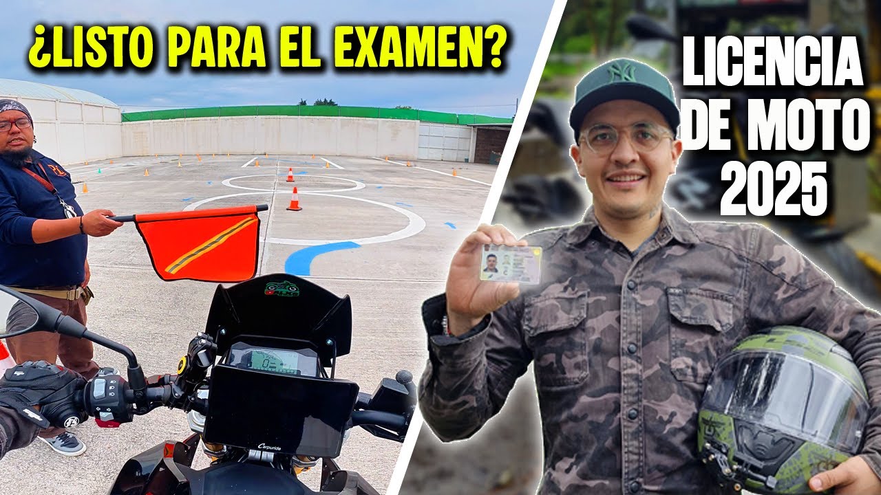 Así se SACA la LICENCIA de MOTOCICLETA en el ESTADO DE MÉXICO 😱 ( PASO A PASO😎)
