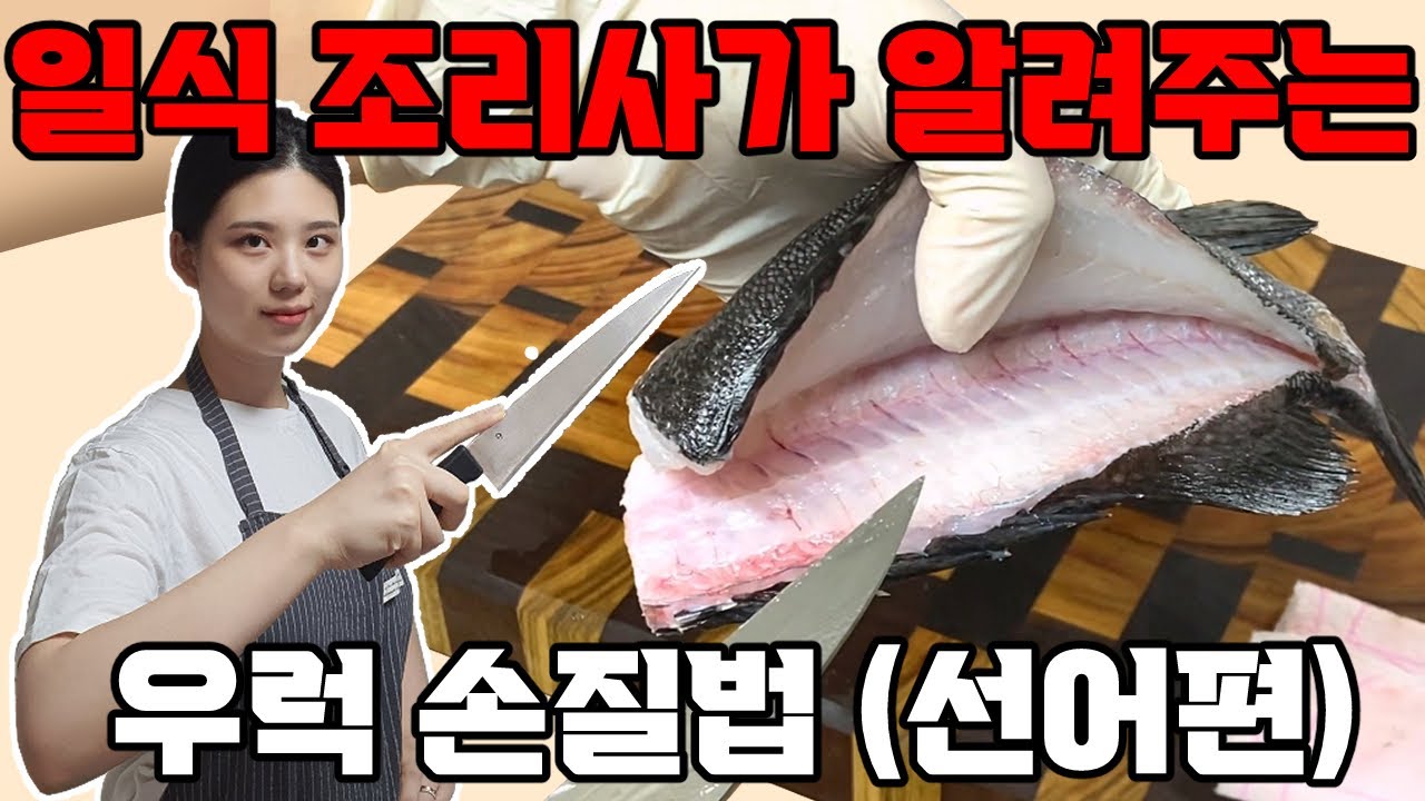 생선 손질 입문(선어편)/우럭 쉽게 손질하기