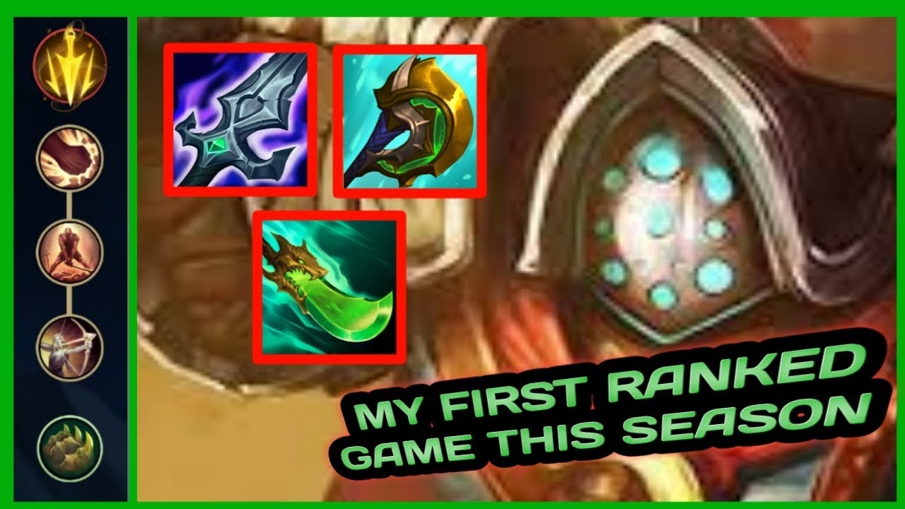 WILD RIFT MY FIRST GAME THIS SEASON JAX GAMEPLAY S12 RANKED SOLO LANE