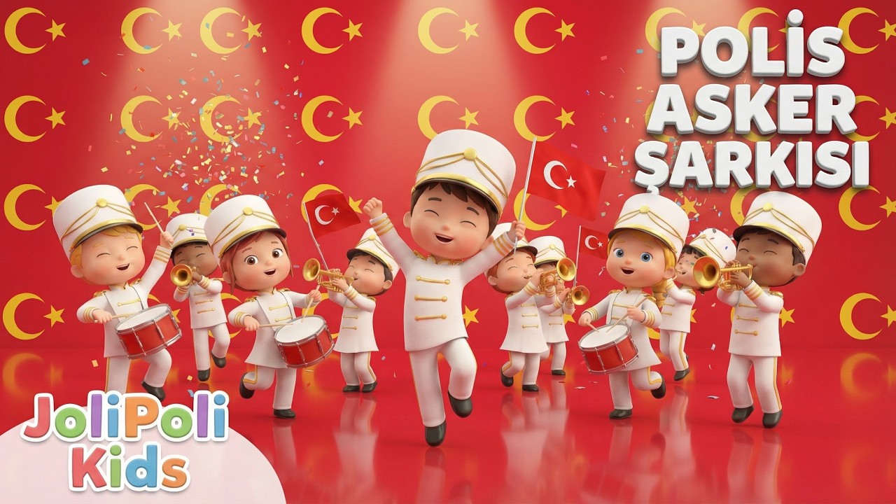 👮‍♂️POLİS ASKER ŞARKISI 🚓 | Baba Parmak ve En Sevilen Eğitici Çocuk Şarkıları (Kesintisiz 20 Dakika)