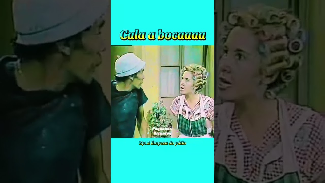 a limpeza do p&aacute;tio 😂