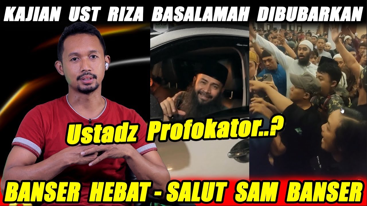 Viral.. Kajian Ust Syafiq Riza Basalamah Dibubarkan Paksa Oleh Banser.. Begini Klarifikasinya