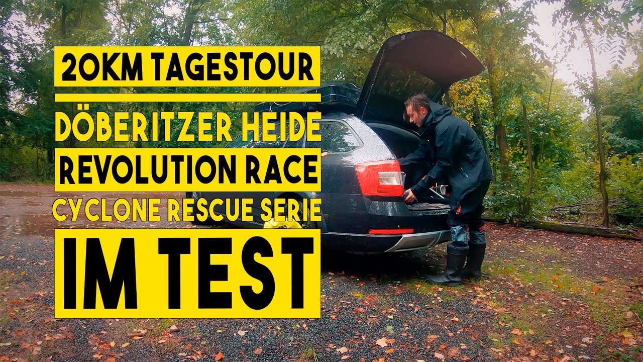 22KM TAGESTOUR DÖBERITZER HEIDE IM REGEN - REVOLUTION RACE RESCUE SERIE IM TEST 2160P UHD 4K