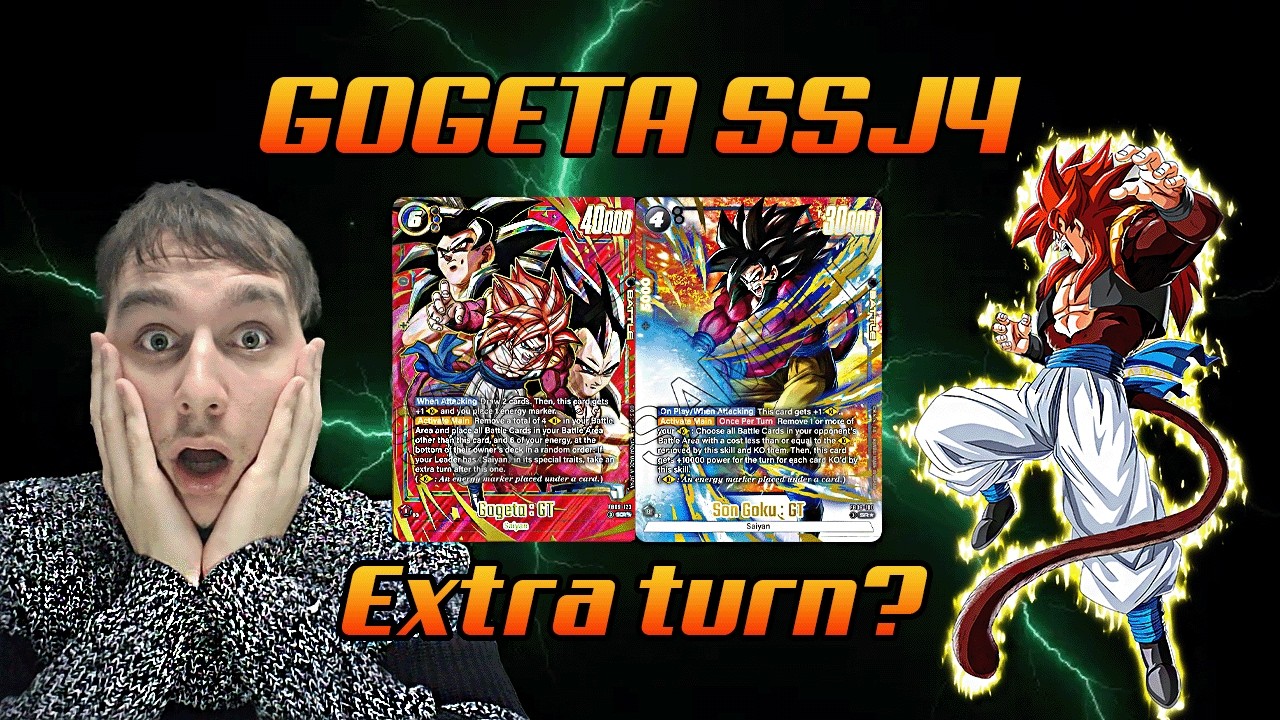 ВЕРШИНА СИЛЫ! ЧЕРНЫЙ ГОГЕТА SS4 - Демонстрация колоды FB09 | Мир фьюжн-игры DragonBall TCG