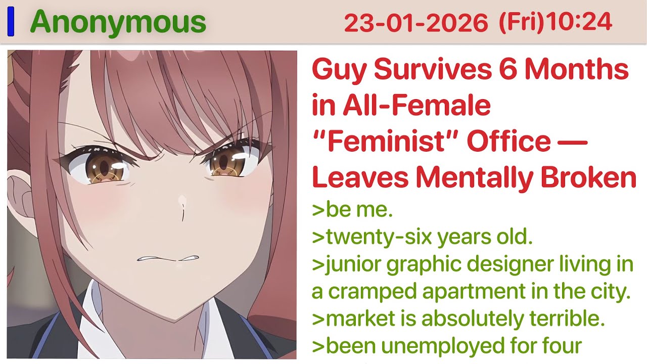 Guy Survives 6 Months in All Female “Feminist” Office — Leaves Mentally Broken