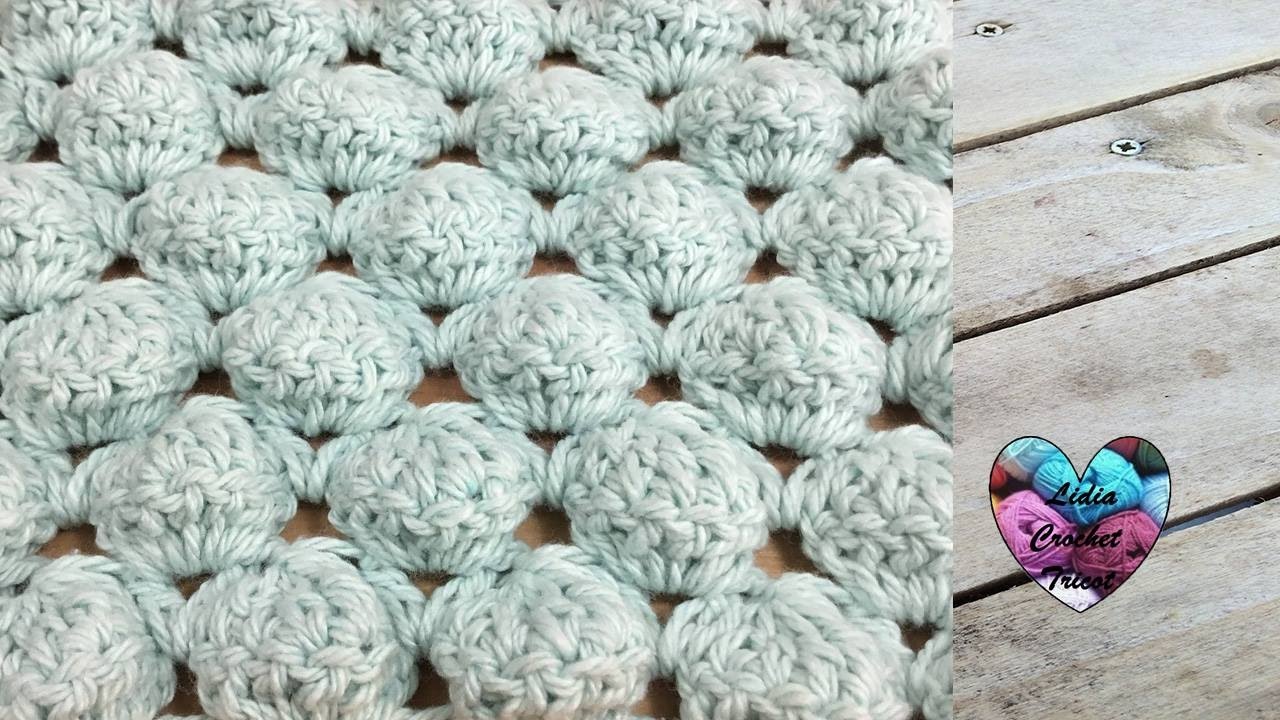 Point boules au crochet facile / Ball stitch crochet (english subtitles)