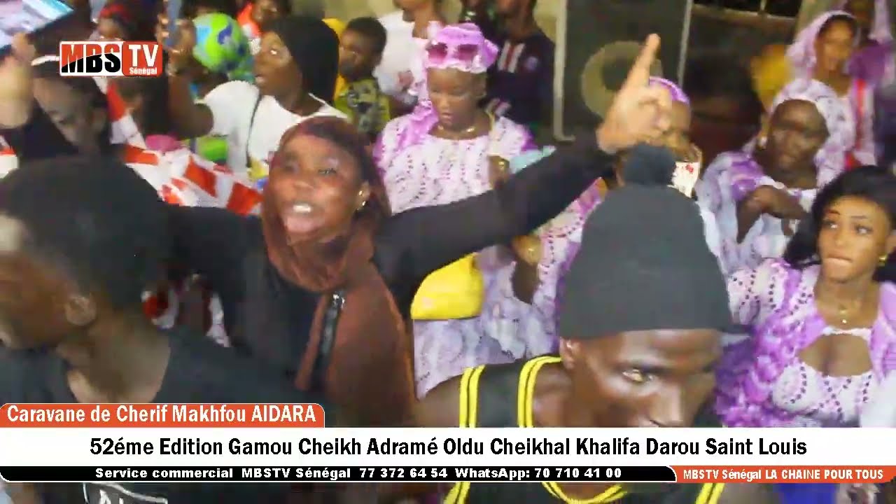 Gamou cheikh Hadramé 2023: Arrivée du Convoi de Cherif Makhfou Aidara à Darou Sor Saint Louis