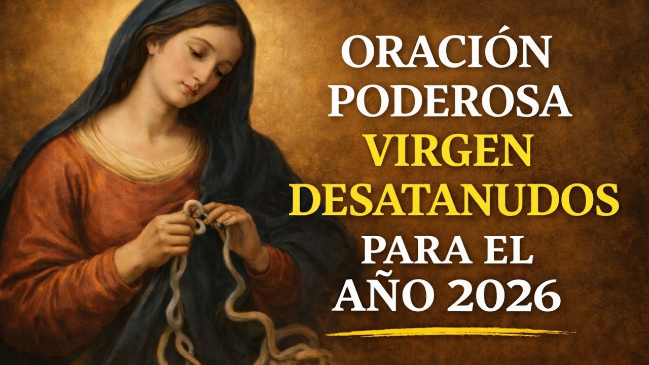 ORACIÓN A LA VIRGEN DESATANUDOS PARA COMENZAR EL AÑO 2026 CON FE, PAZ Y ESPERANZA