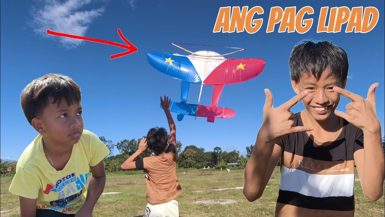 PINALIPAD NA NAMEN ANG EROPLANO NA SARANGGOLA KASAMA SI BABOB, POT POT.