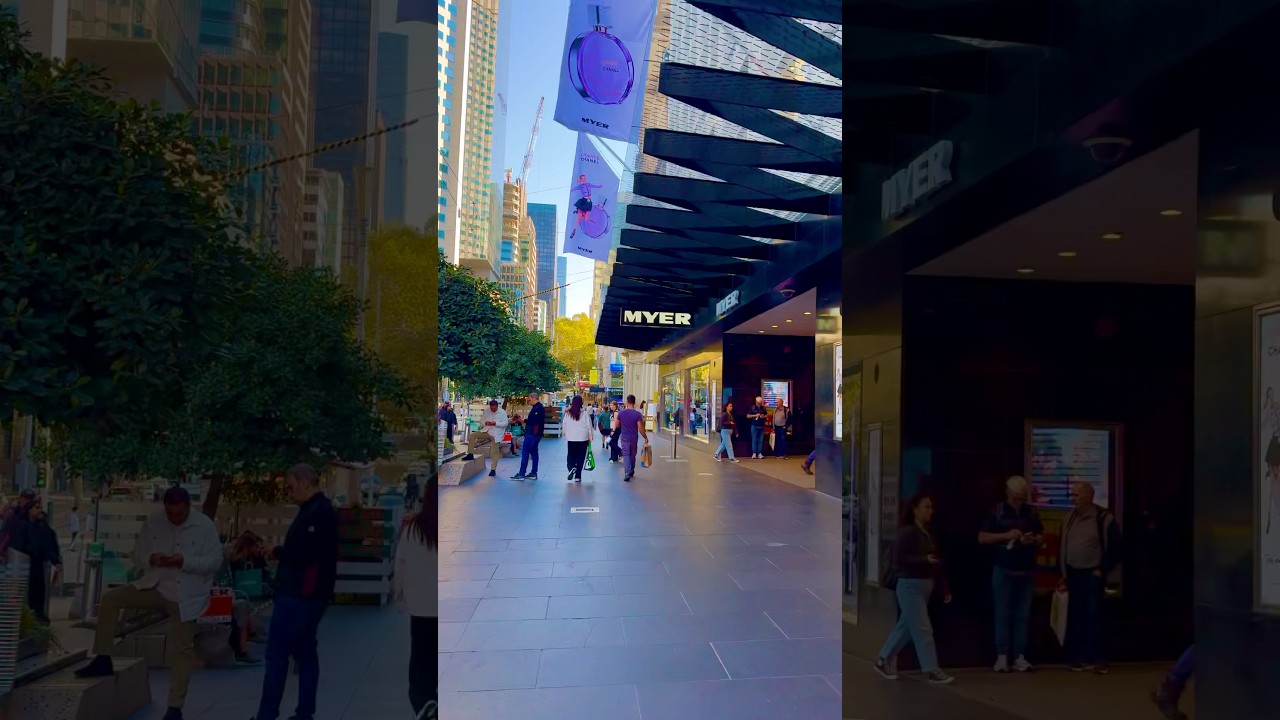 MYER Melbourne CBD shopping 