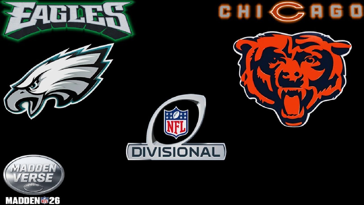 2026 NFC DIVISIONAL PLAYOFFS - EAGLES at BEARS #nflplayoffs #madden26