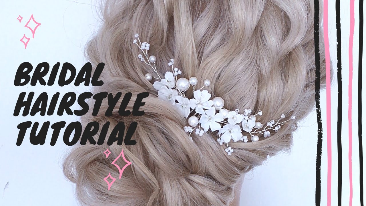 Bridal Hairstyle Tutorial , Lockere Brautfrisur step by step