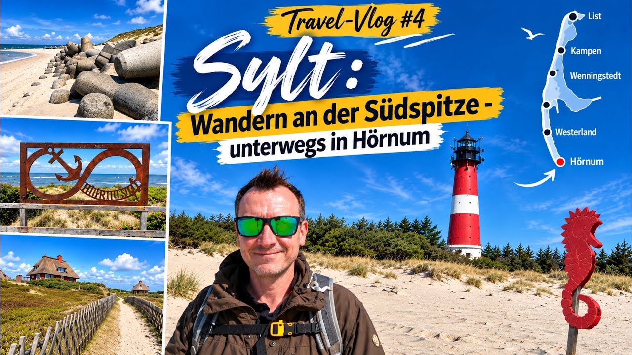 Sylt: Wandern an der Südspitze - unterwegs in Hörnum - Travel-Vlog #4