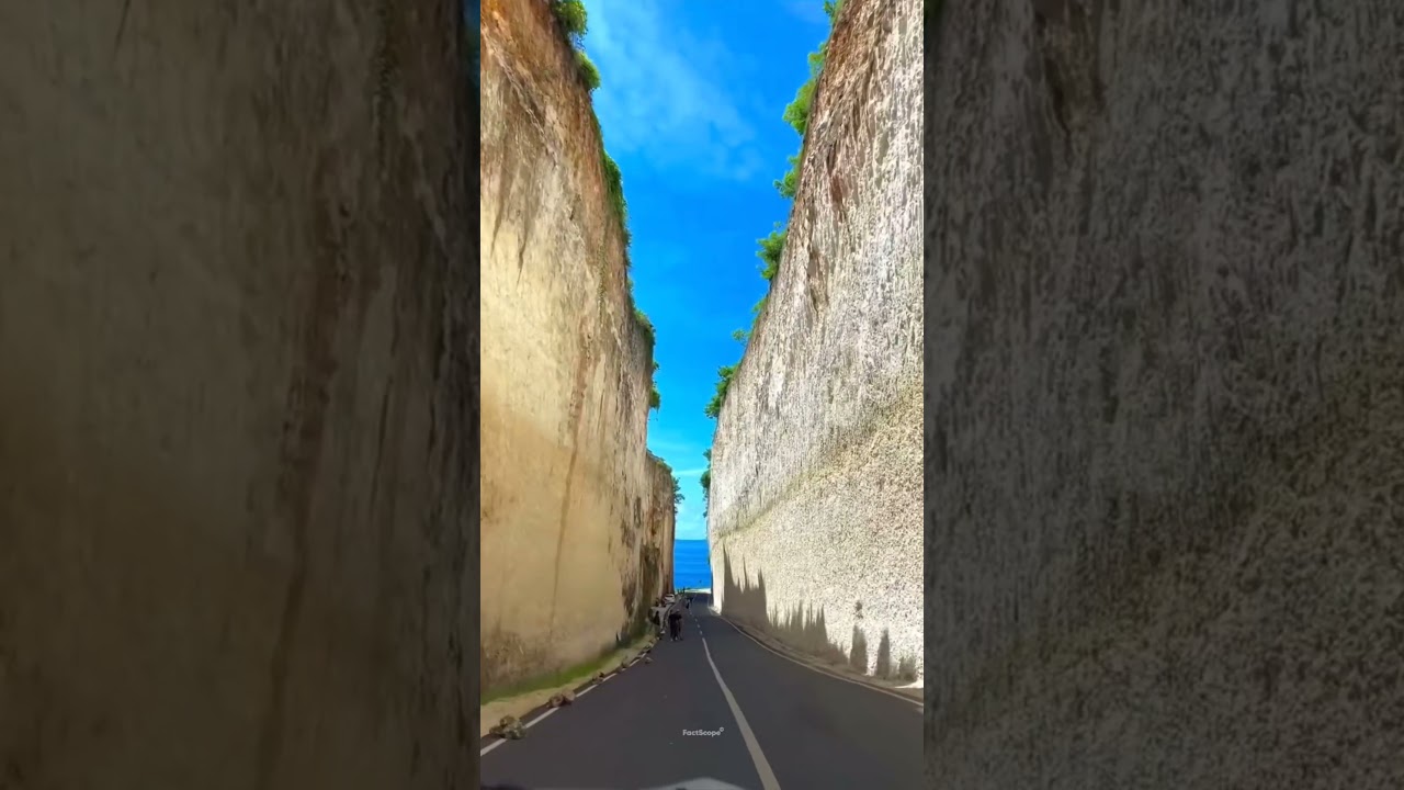 Эта дорога на Бали скрывает секретный пляж