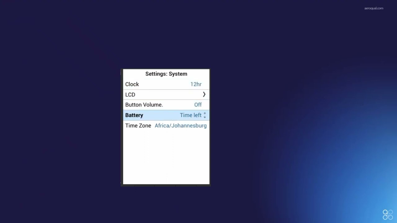 Aeroqual Ranger: How to adjust Ranger's time zone