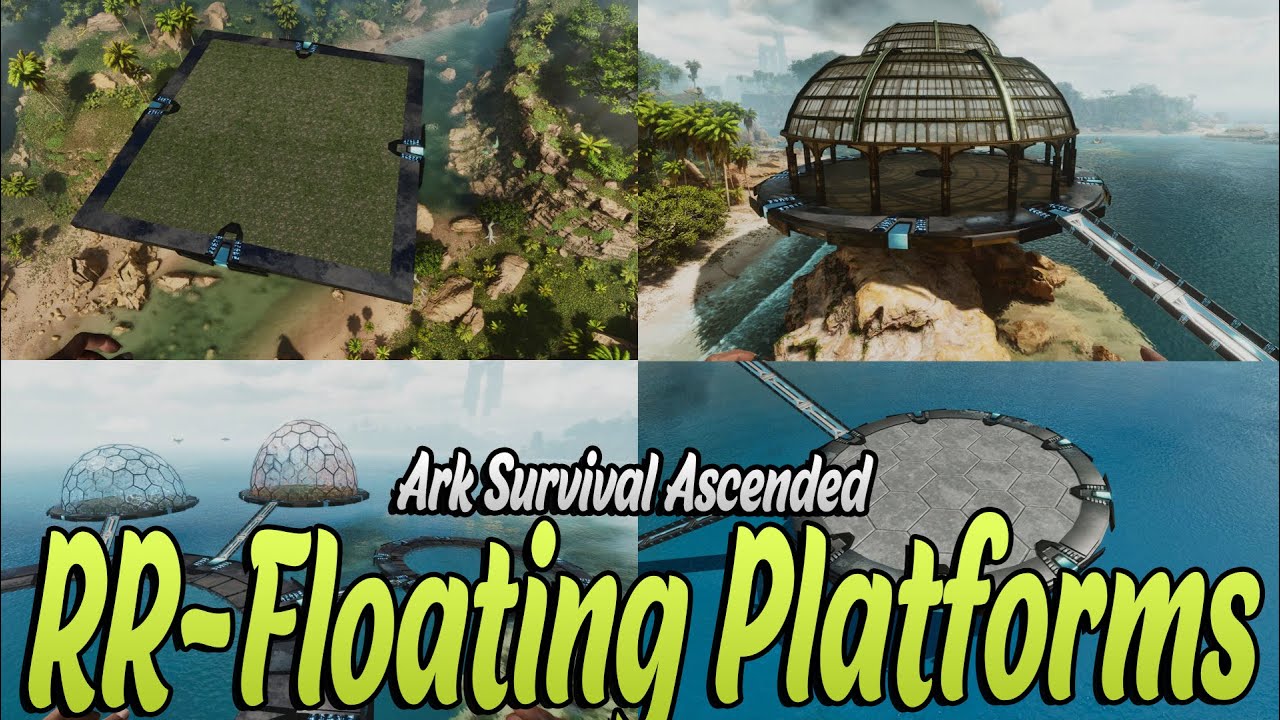 Fliegende Base Plattformen | Mit unterschiedlichen Eigenschaften ! | RR-Floating Platforms | ASA Mod