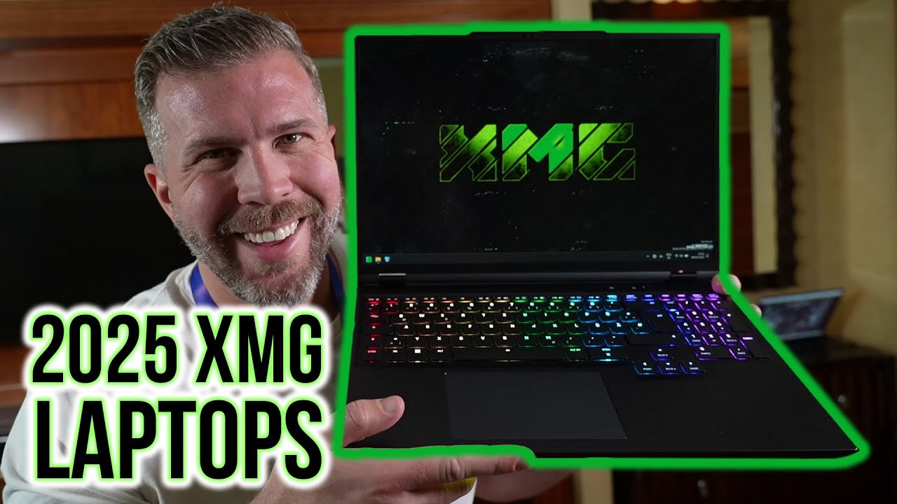 Full 2025 XMG Laptop Lineup! 2025 XMG NEO 16, KEY 18 Pro, EVO 14/15 Hands On CES 2025