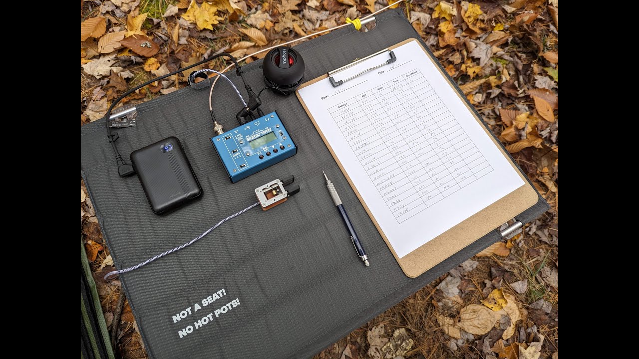 A little QRP CW POTA with the LNR Precision MTR-3B and the N0SA SP-X key
