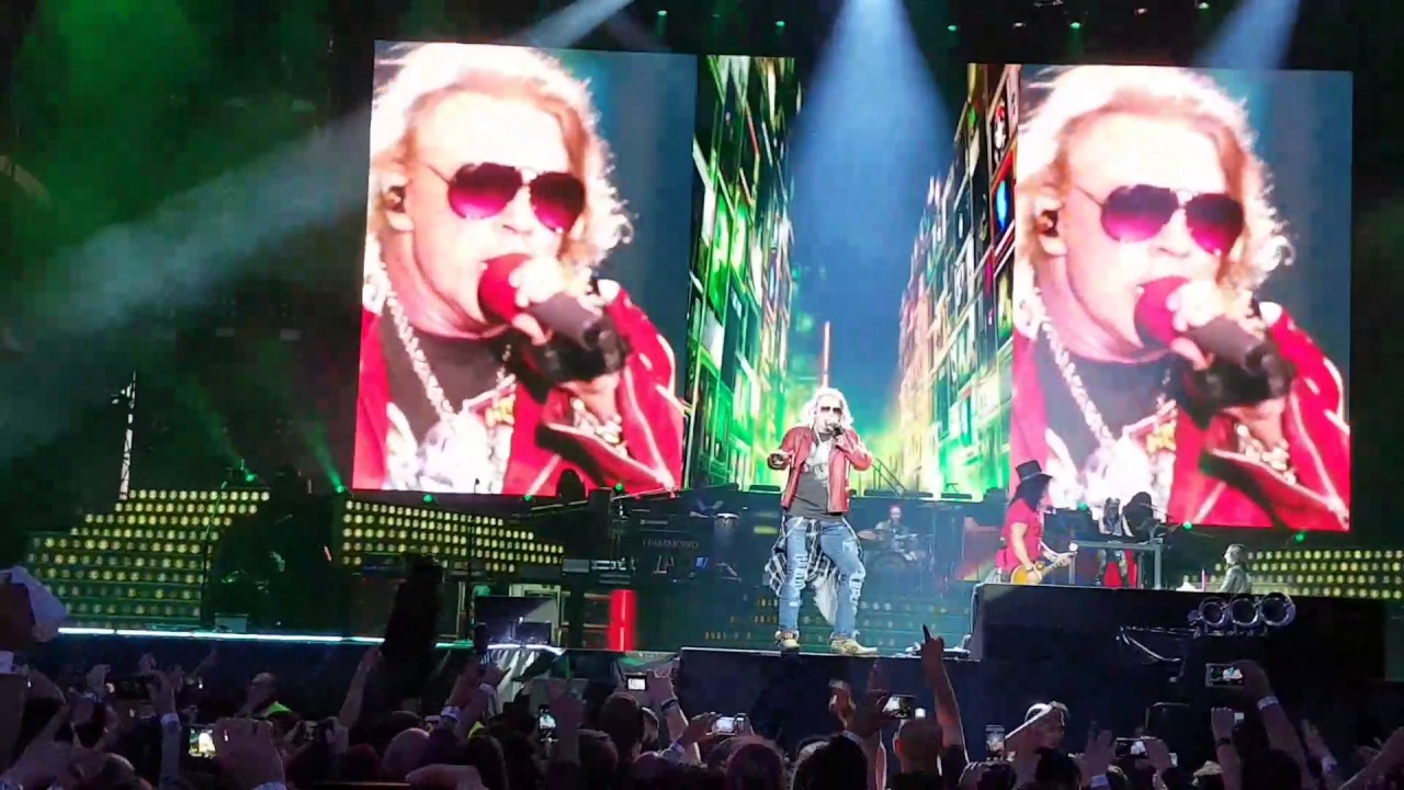Guns n' Roses Lisbon 2017 Welcome to the Jungle