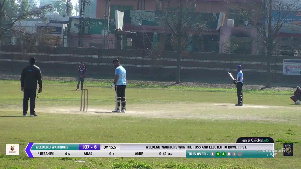 ROYAL STRIKERS VS WEEKEND WARRIORS | ChampionCricketLeague2025's broadcast
