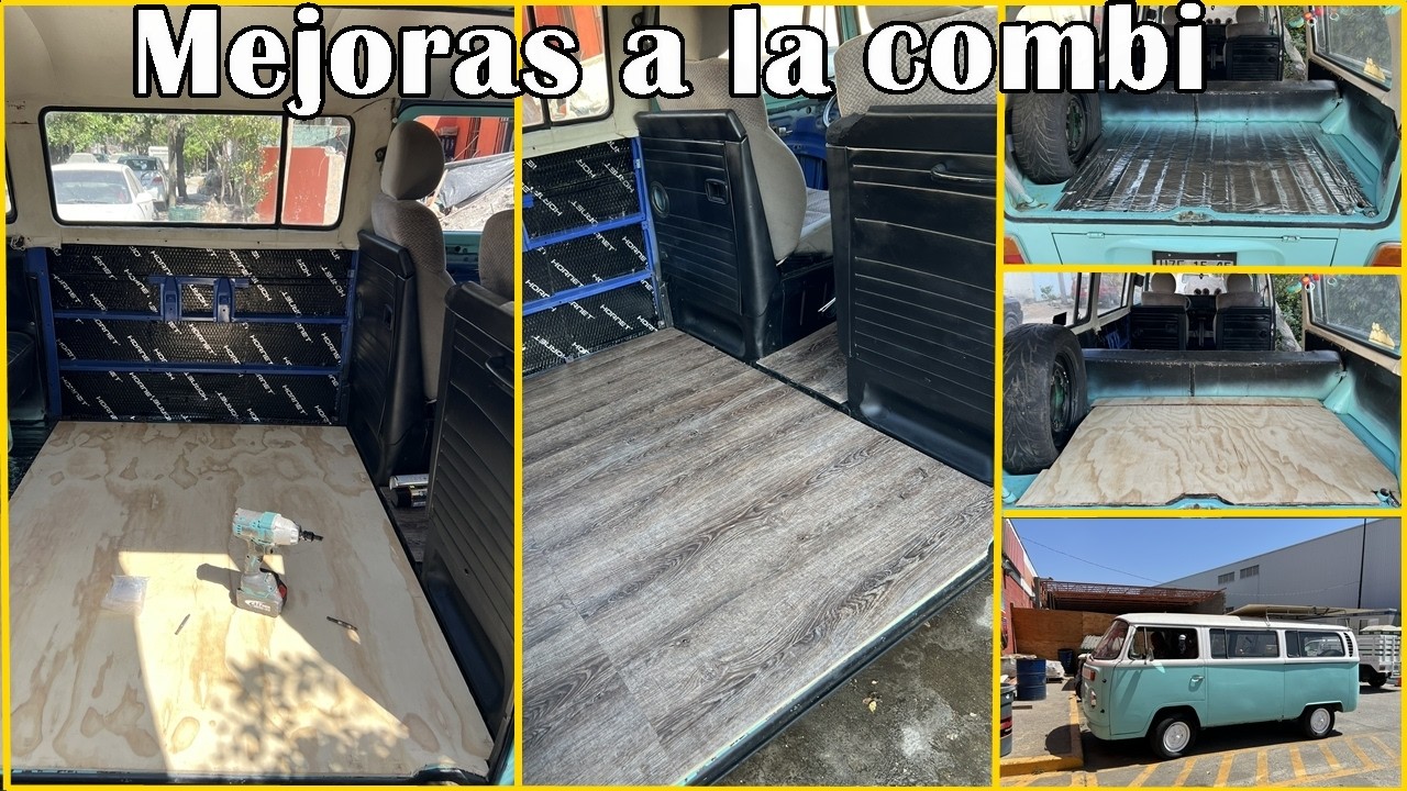 En un rato le dimos una mejor apariencia la combi y por menos de 3 mil pesos | De Tocho Morocho