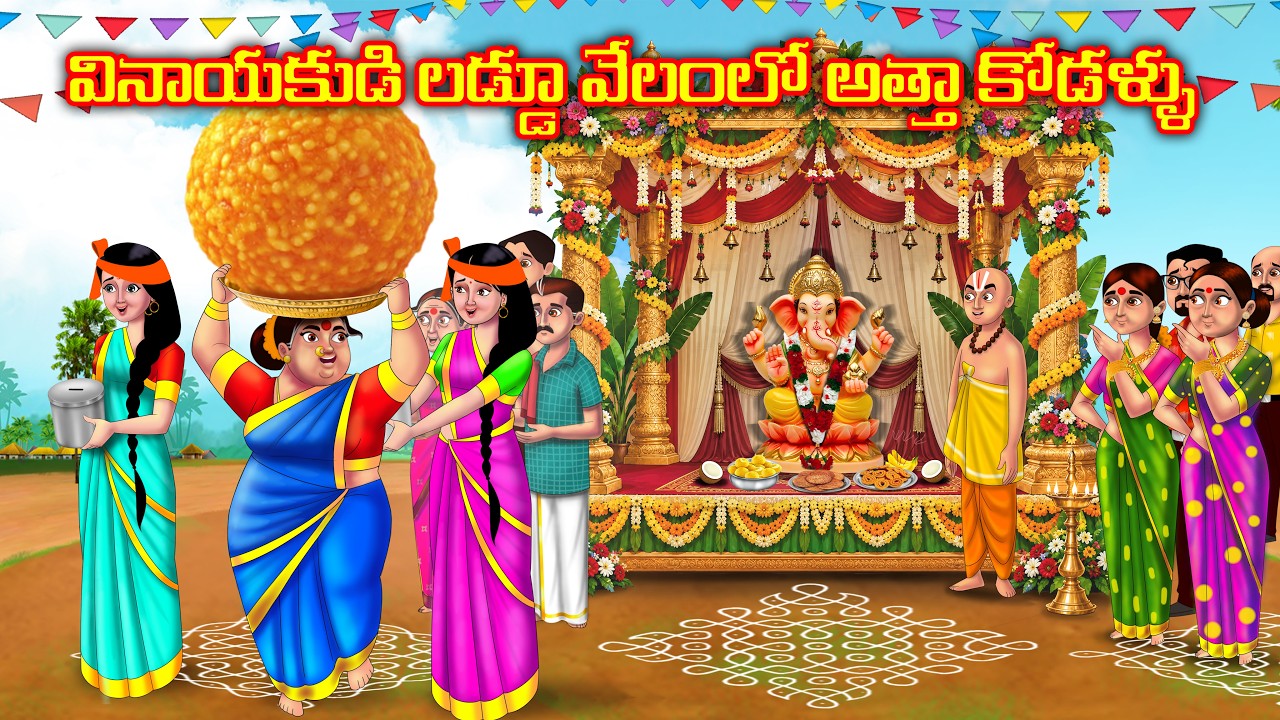 తోడికోడళ్లు లడ్డు వేలంపాట Telugu stories | Telugu moral stories | Telugu katha |Anamika Thodikodallu