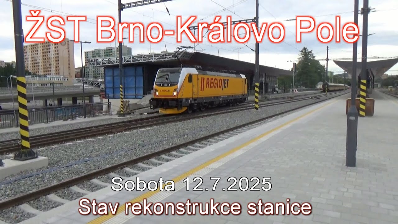 25.07.12 ŽST Brno-Královo Pole - aktuální stav rekonstrukce