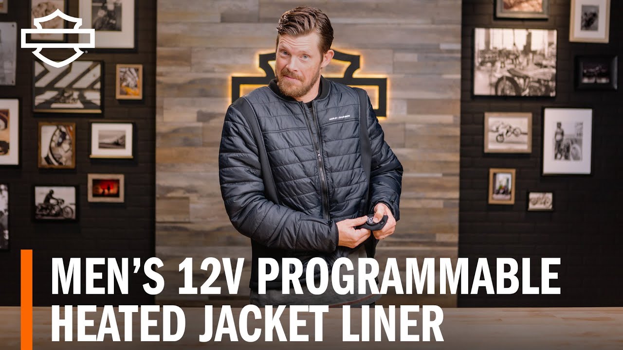 Harley-Davidson Men's 12V Programmable Heated Motorcycle Jacket Liner Overview