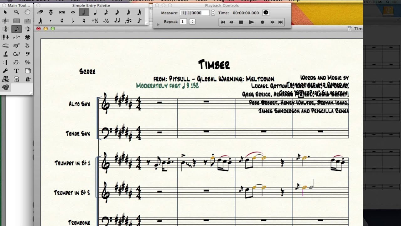 Cómo Escribir Una Acciacatura (Grace Note) ó Notas de Adorno en Finale 2014 // Jorge Silvestrini