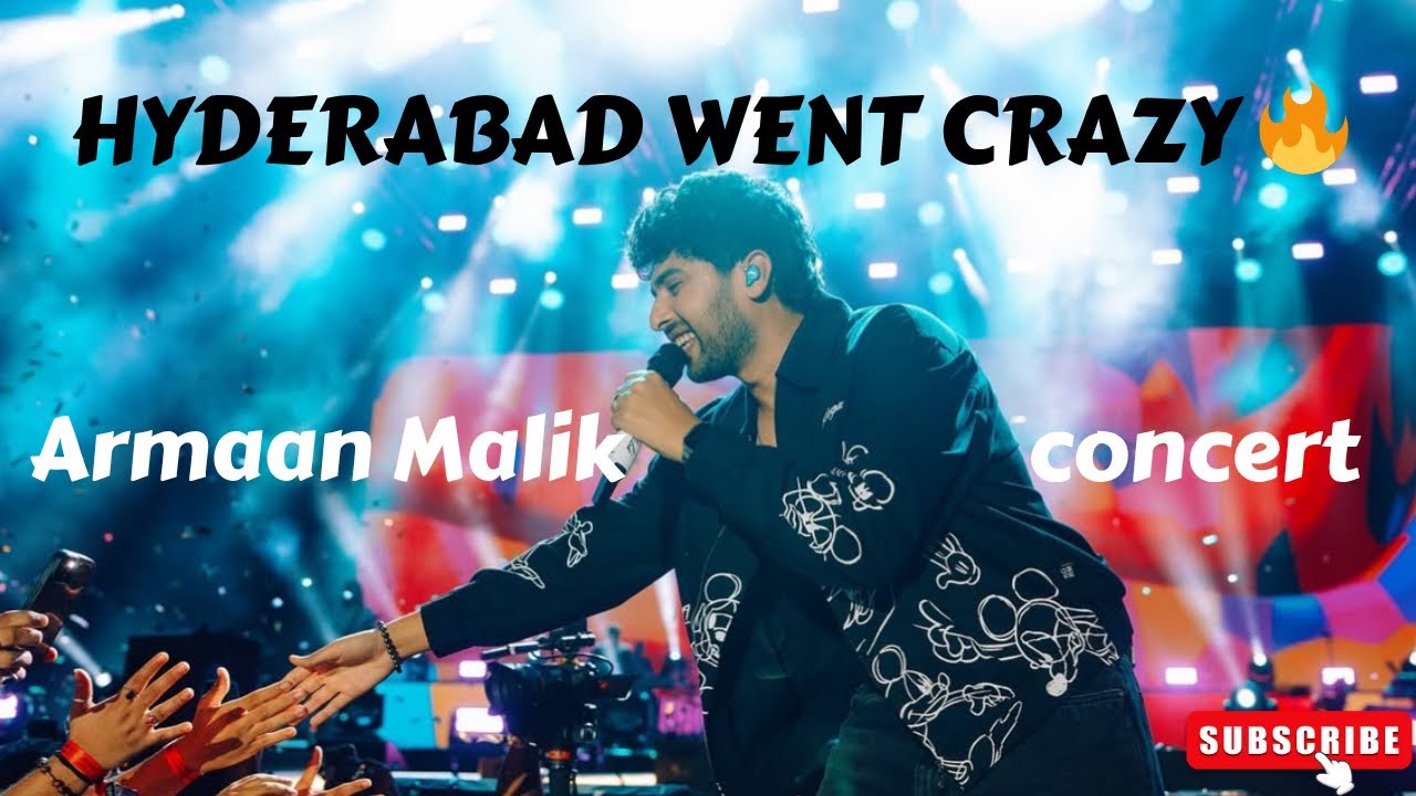 ARMAAN MALIK Live in Hyderabad 🔥| The Crowd Went Crazy! Hyderabad Concert 2025