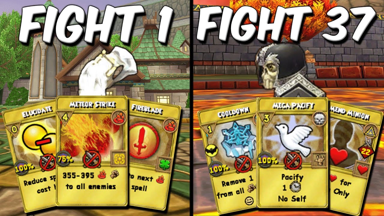 Wizard101 But Every Fight My Spells Gets Randomized