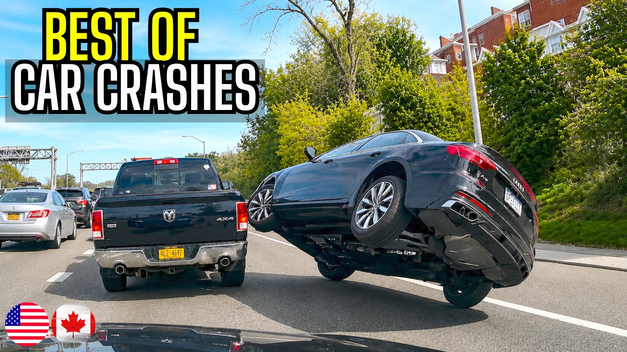 Best of Car Crashes Compilation | USA & Canada - 21