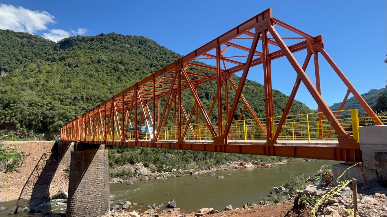 UMA PONTE DE FERRO ASSUSTADORA - NOVA ROMA DO SUL