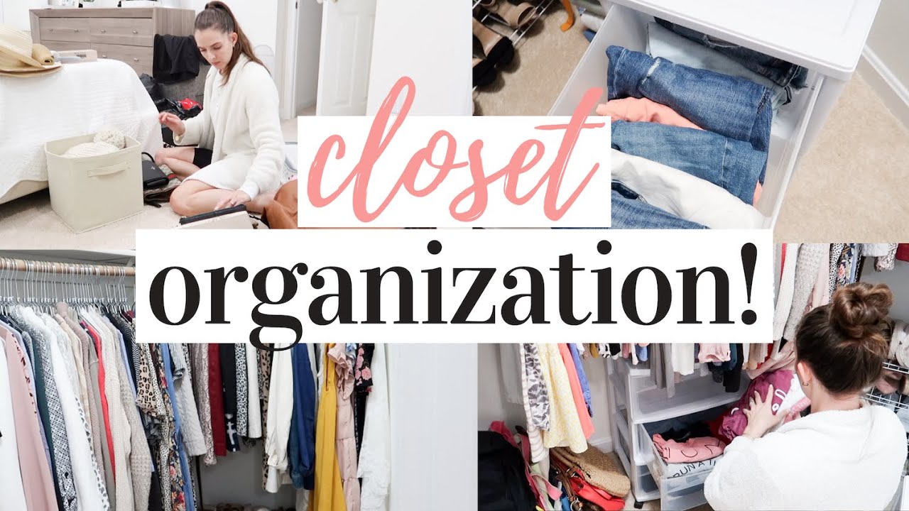 EXTREME CLOSET MAKEOVER + CLOSET ORGANIZATION IDEAS ON A BUDGET 2020 | KAYLA BUELL