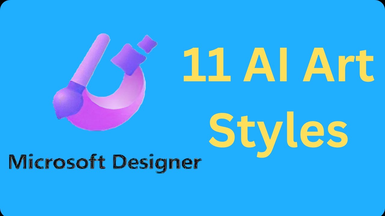 Microsoft Designer's Palette: 11 AI Art Styles