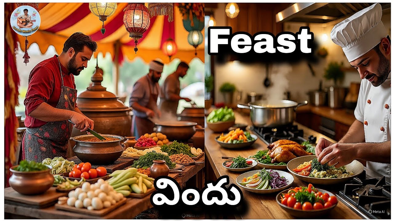 విందు భోజనం | Food Feast | Food Festival | Asian Food | Village Feast | Food Vlog | Sea Food Feast