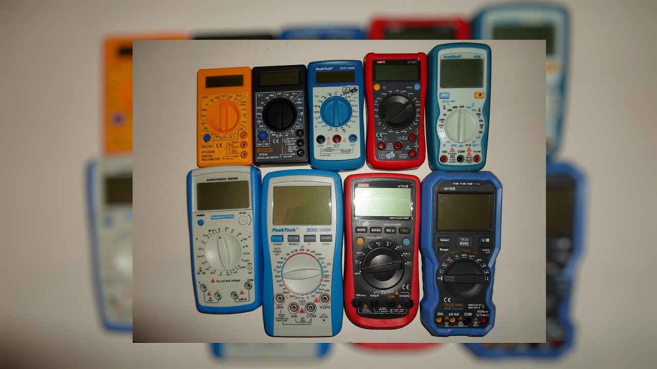 Allgemeines &uuml;ber Multimeter f&uuml;r den Einstieg