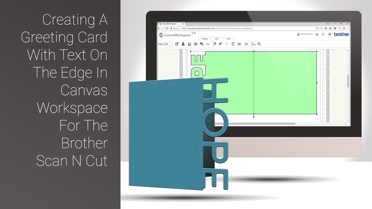 Creating A Greeting Card With Text On The Edge In Canvas Workspace