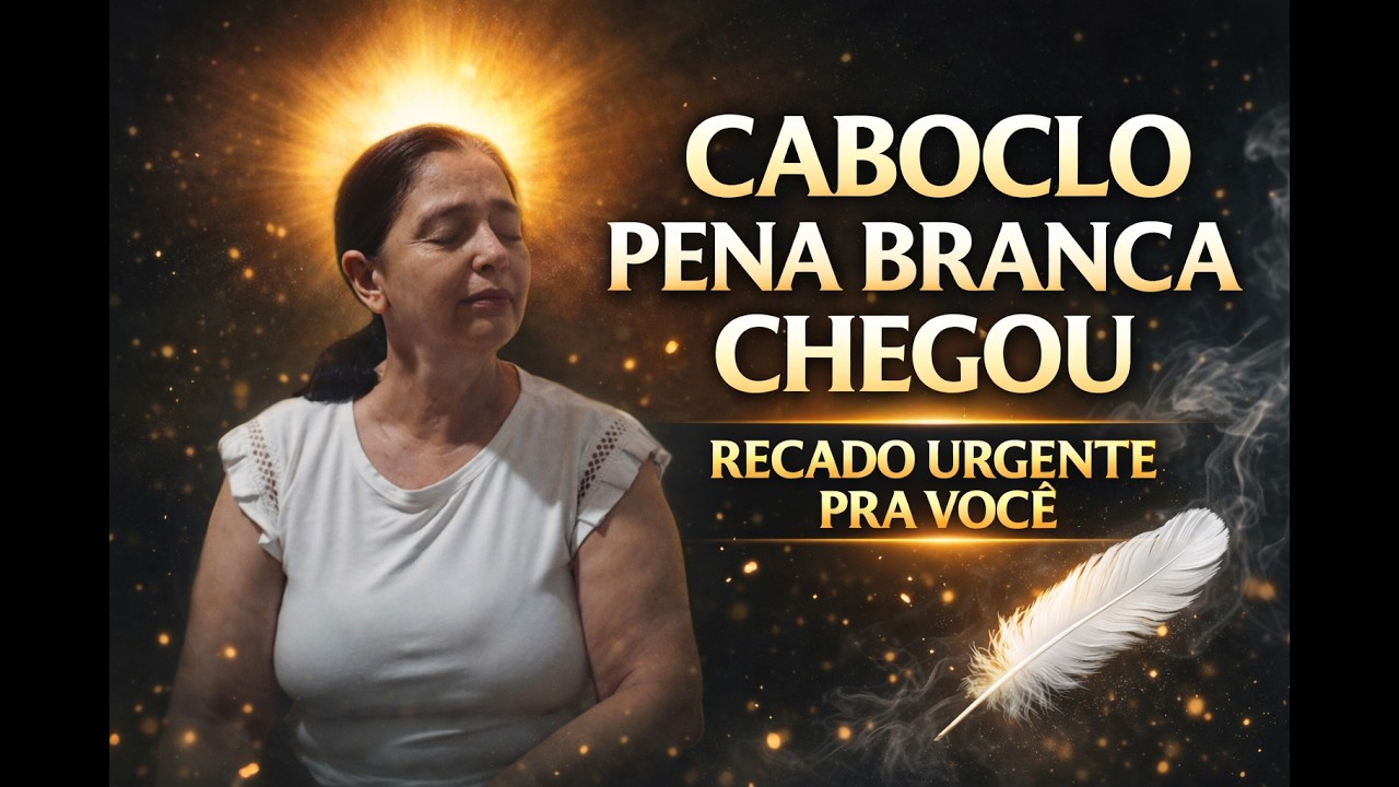 ELE CHEGOU… CABOCLO PENA BRANCA TEM UM RECADO PRA VOCÊ HOJE #cablocos #penabranca #fé