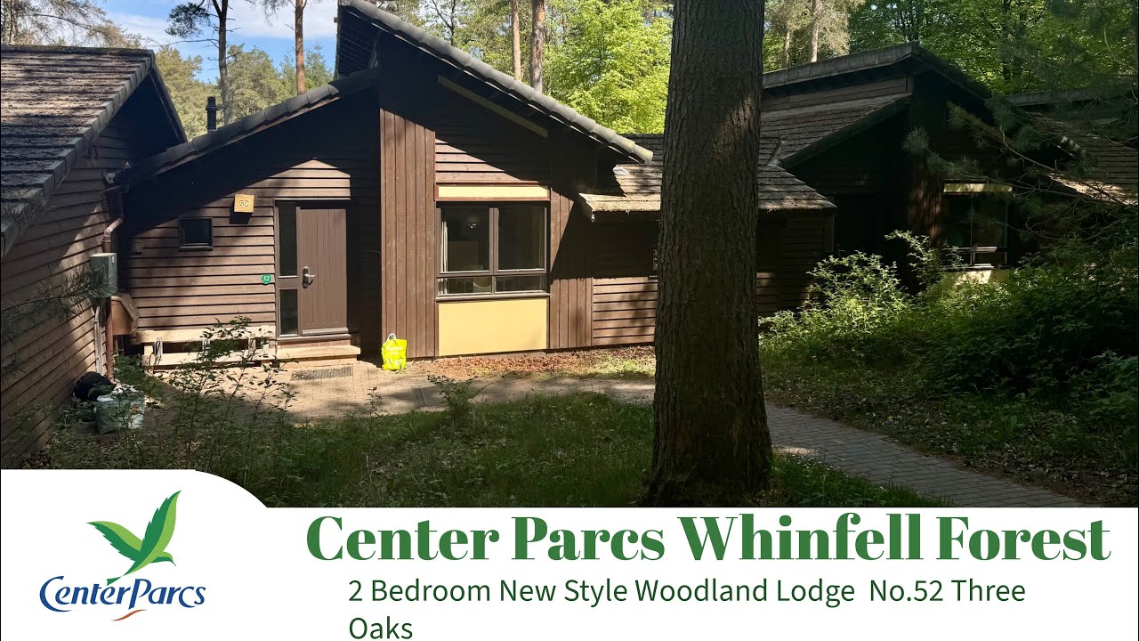 2 Bedroom New Style Woodland Lodge - Center Parcs Whinfell Forest (52. Three Oaks)