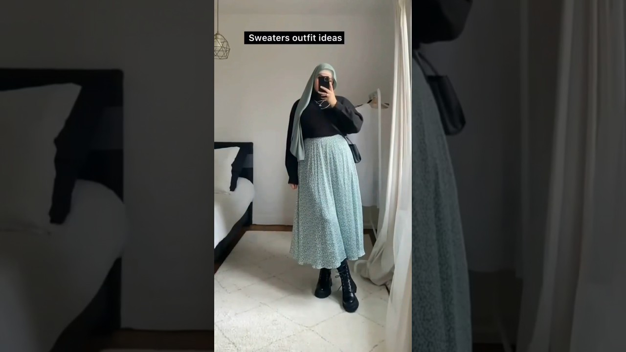 Winter Outfit For Hijabi pt11 #islam #shorts #hijabstyle