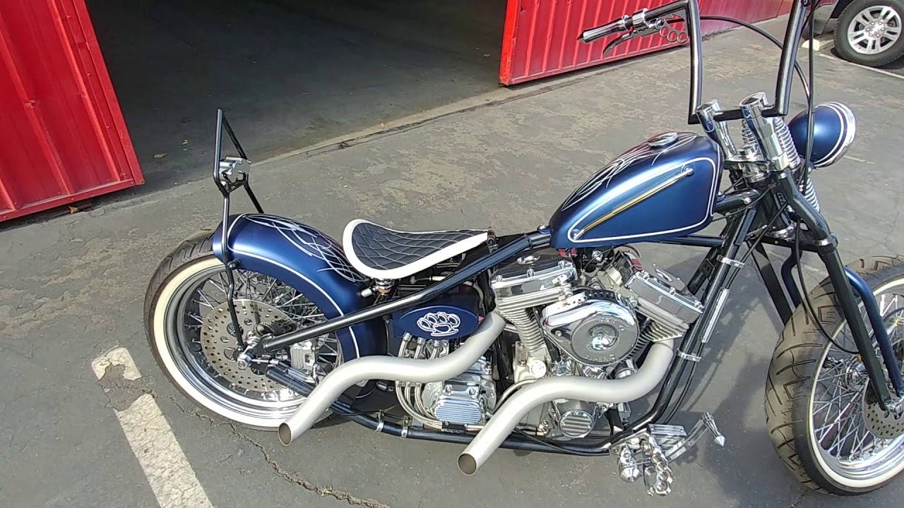 2017 custom chopper bobber for sale