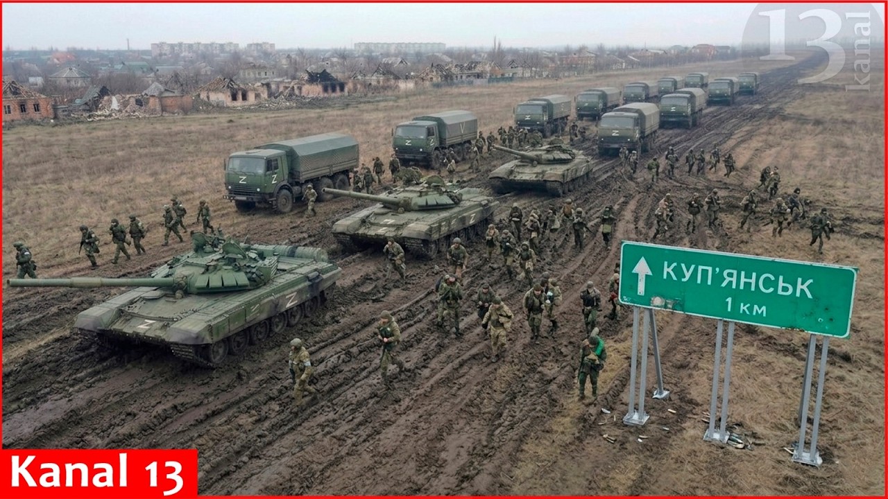 Россия испытывает трудности с захватом Купянска на севере Украины, несмотря на неоднократные заяв...
