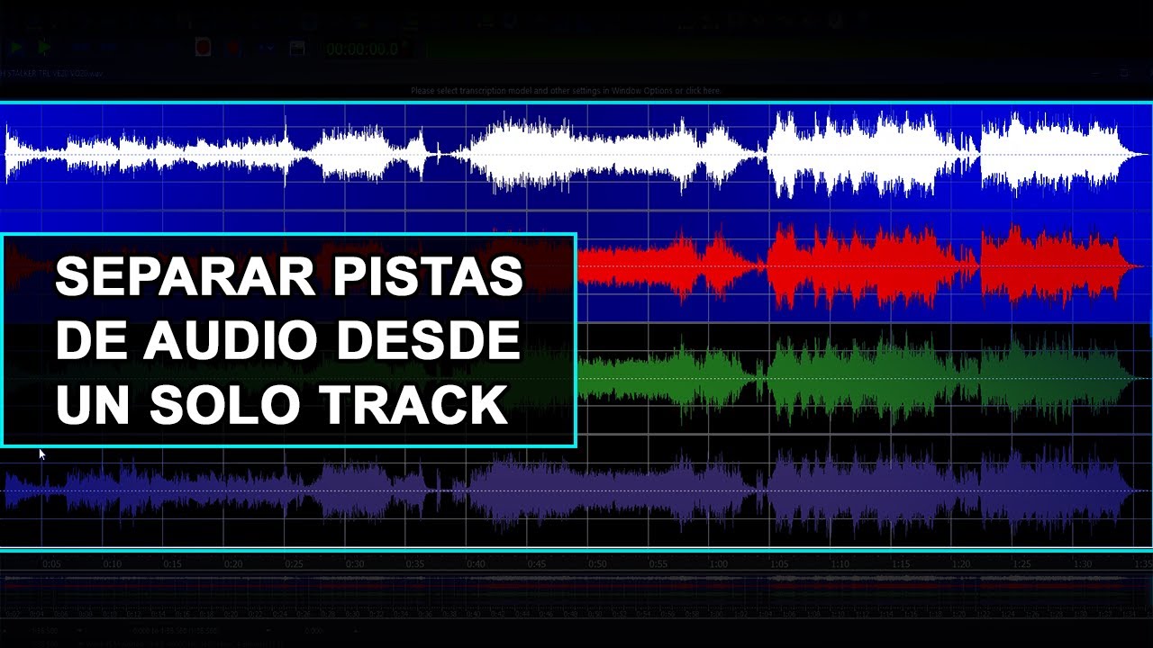 Separar pistas de audio integradas en un solo track